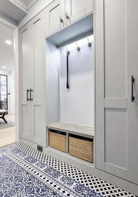 Black Rothnow Wardrobe RNWC02 swing door closet with customizable size and sleek design, featuring a protective guard rail.