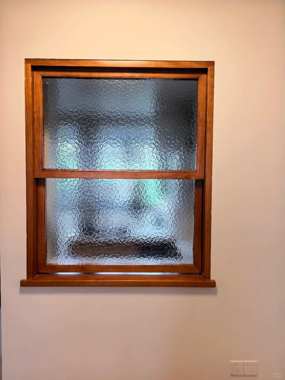 Rothnow Wooden Window RNWW04, black finish, single and double hung window with wooden frame, showing a classic window design.