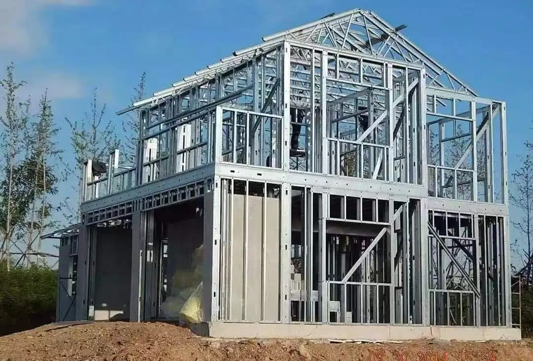 Rothnow Steel Structure Villa RNLV01, custom-sized light steel villa with modern architectural design and steel building materials.