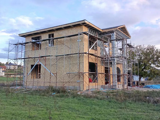Rothnow Steel Structure Villa RNLV02, a modern light steel villa with customized size and durable steel construction.
