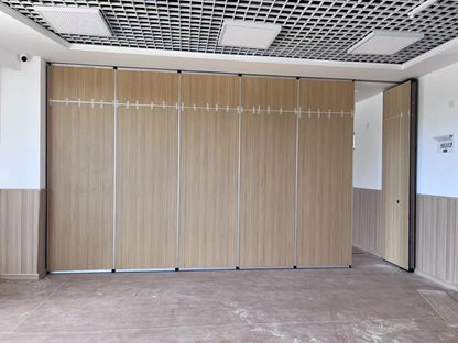 White Rothnow Movable Meeting Room Partition RNMP03, customizable size, used to divide spaces with a sleek, modern design.