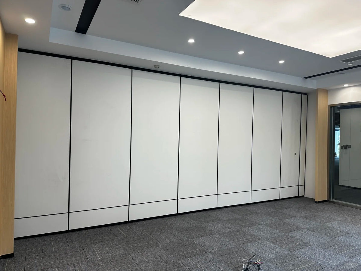 White Rothnow Movable Meeting Room Partition RNMP04, adjustable room divider for flexible space management