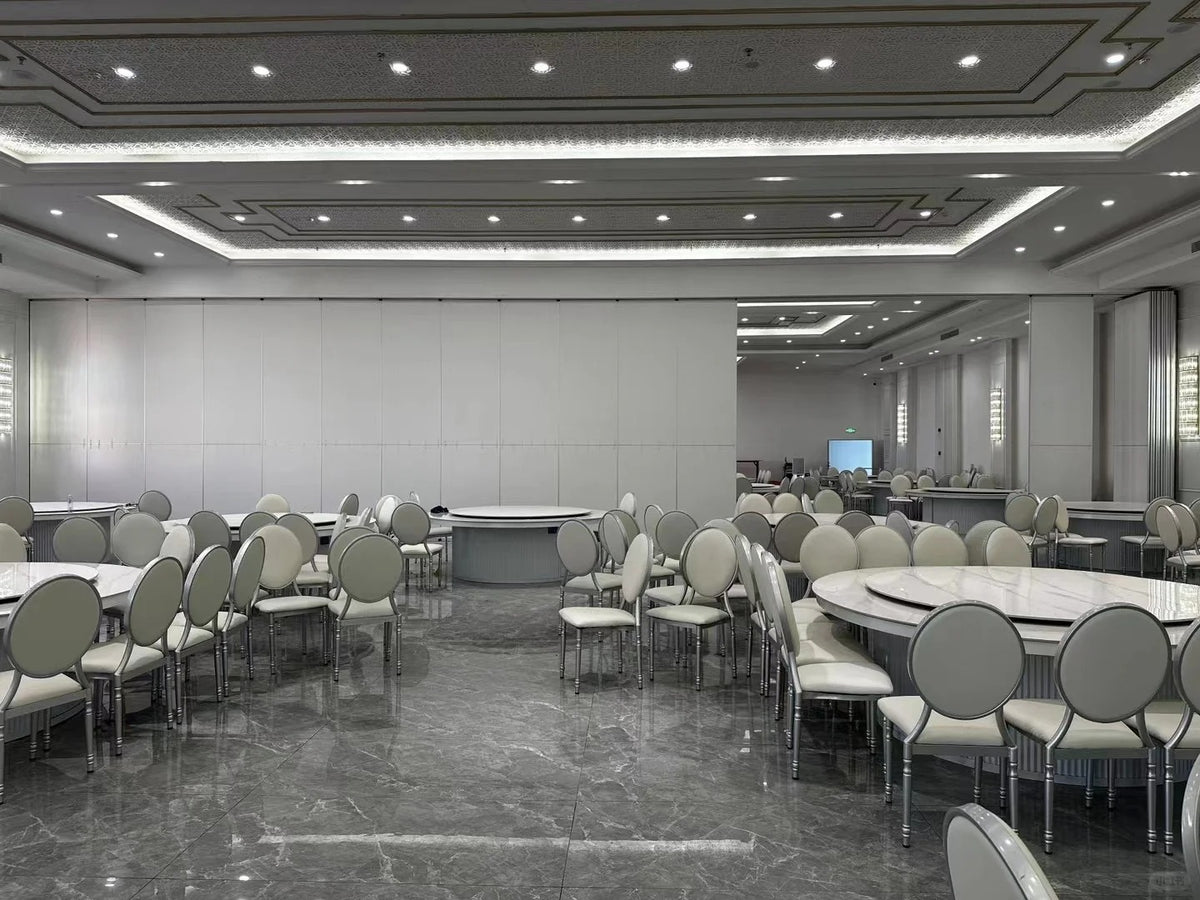 White Rothnow Movable Partition RNMP07 hotel partition, customizable size with smooth sliding for flexible space division.