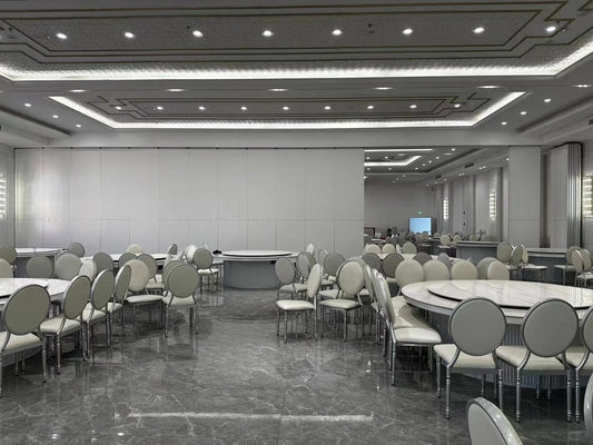 White Rothnow Movable Partition RNMP07 hotel partition, customizable size with smooth sliding for flexible space division.