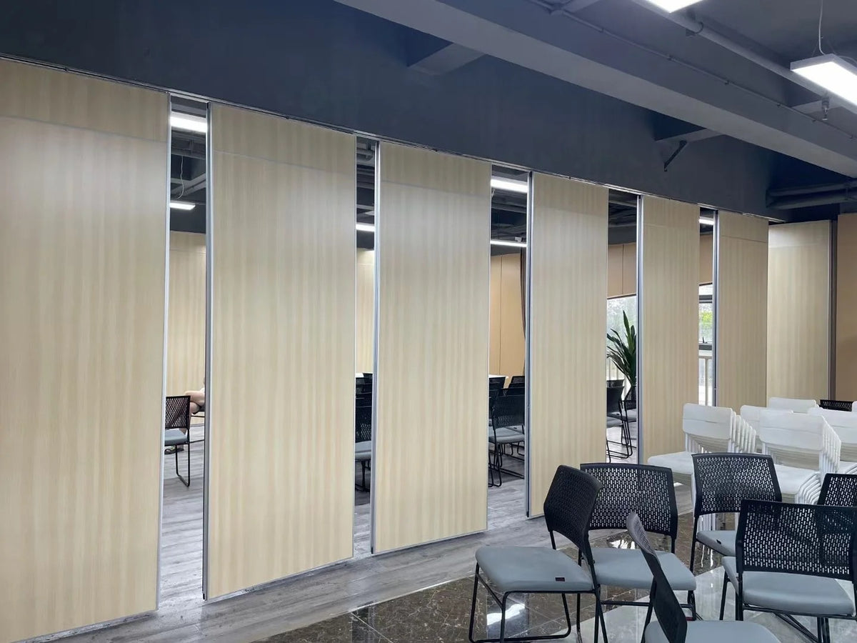 White Rothnow movable hotel partition RNMP08, customizable size, with sleek design for versatile space separation.