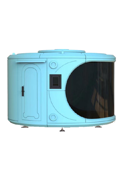 Rothnow Space Capsule House RNSH04-V6 steel structure building with black exterior, 4500x3200mm, modern space capsule design