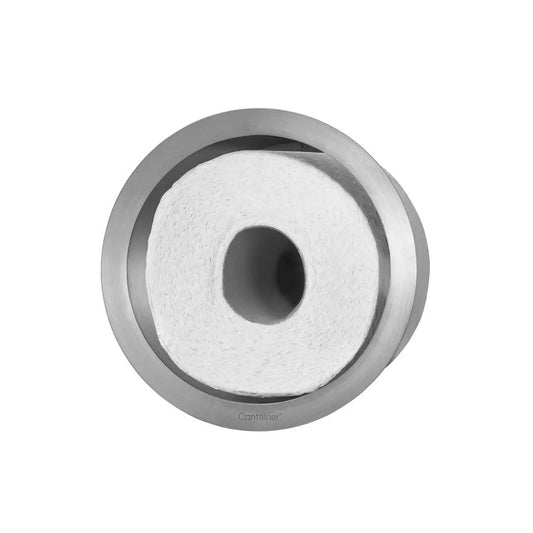 Rothnow® square shower niche with built-in toilet paper holder, wall-mounted bathroom storage and accessories.